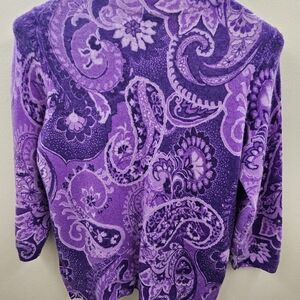 Talbots Purple Cashmere Sweater